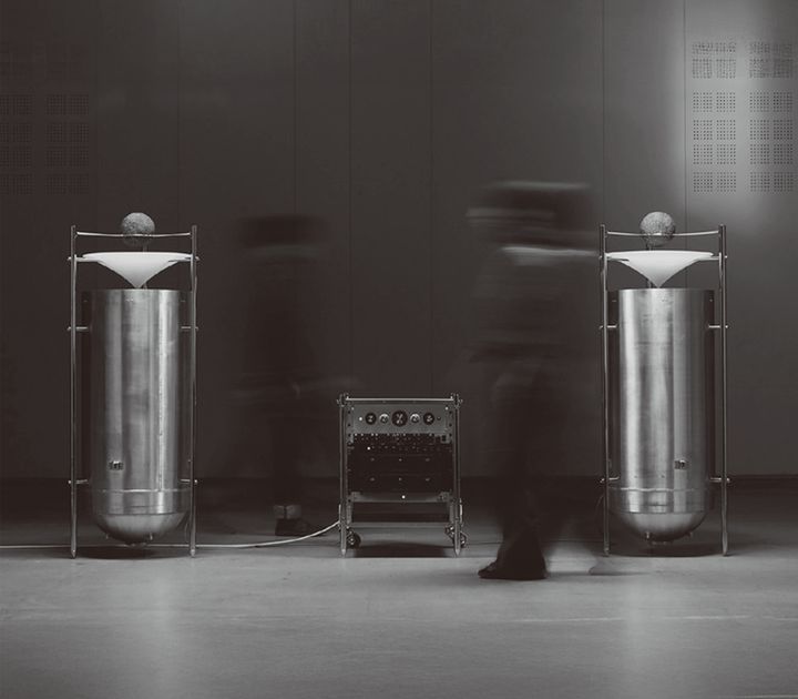 宇宙への夢を乗せた廃材で音楽体験。