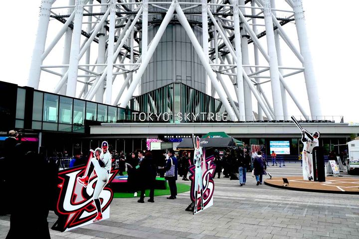 画像: スカイアリーナには、フォトスポット、フードエリア、体験型コンテンツが集まっています。