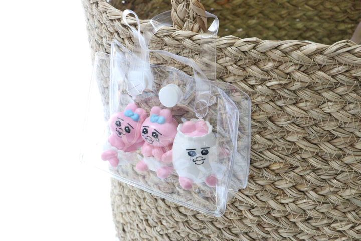 ダイソーのクリアバッグ ミニ Aは推し活やガチャ詰めポーチに便利