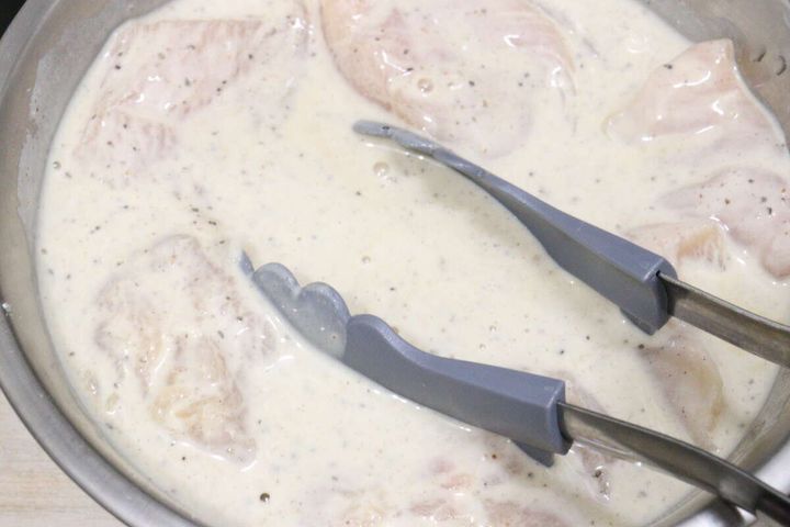 フライドチキンミックス 肉を入れる