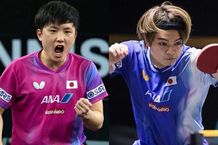 張本智和、宇田幸矢（C）WTT