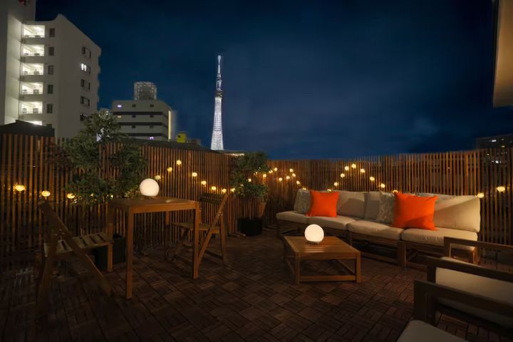 屋上テラス／Photo：Airbnb