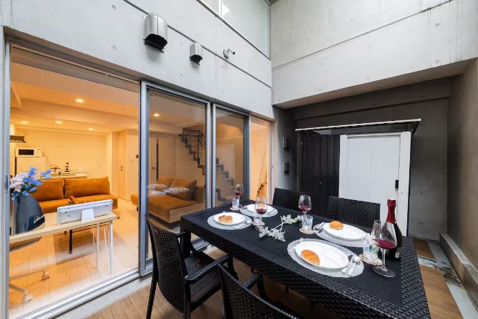 中庭／Photo：Airbnb