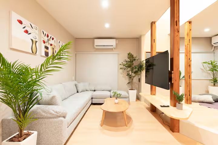 リビング／Photo：Airbnb