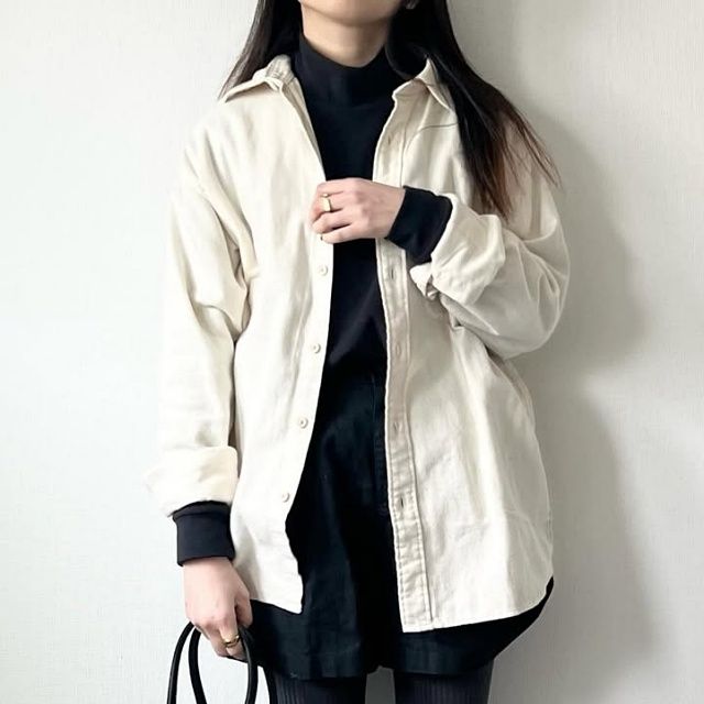 UNIQLO「ソフトニットフリースモックネックT」