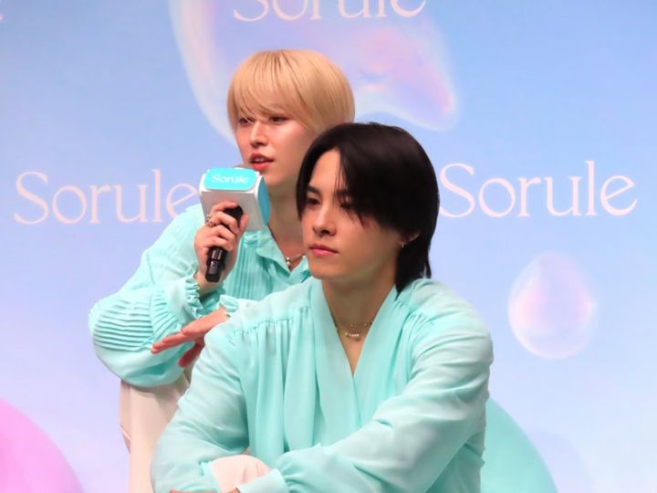 JO1 ヘアケアブランド「Sorule（ソルレ）」新CM発表会