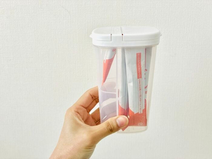 【セリア】うわぁ～！！！コレ、もっと前から欲しかったわ。「使いかけ」も「未開封」もシンデレラフィットする決定版！