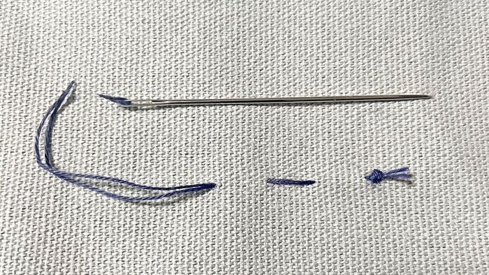糸が短くても大丈夫！キレイに『玉止め』する裏ワザ。知っておくと超便利♡