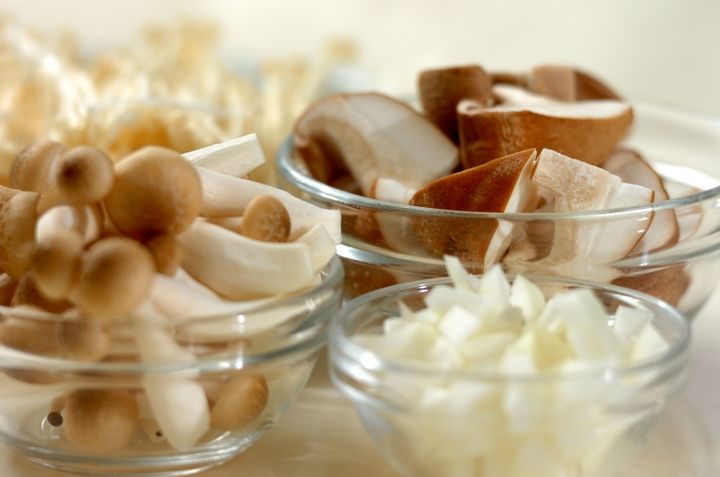 キノコのチャーハンの作り方1