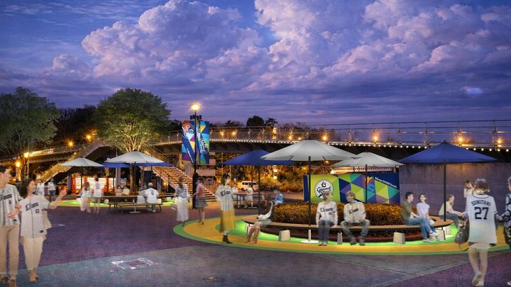 画像: L'sグルメストリート イメージ（提供：埼玉西武ライオンズ）