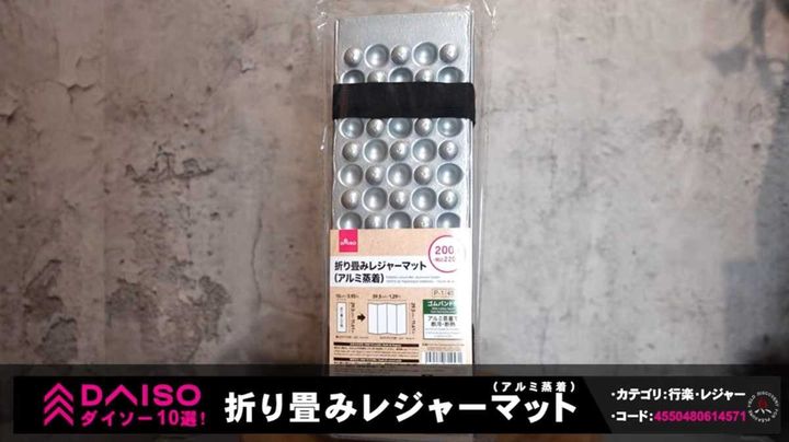 ダイソー「折り畳みレジャーマット」はお値段以上の使い心地