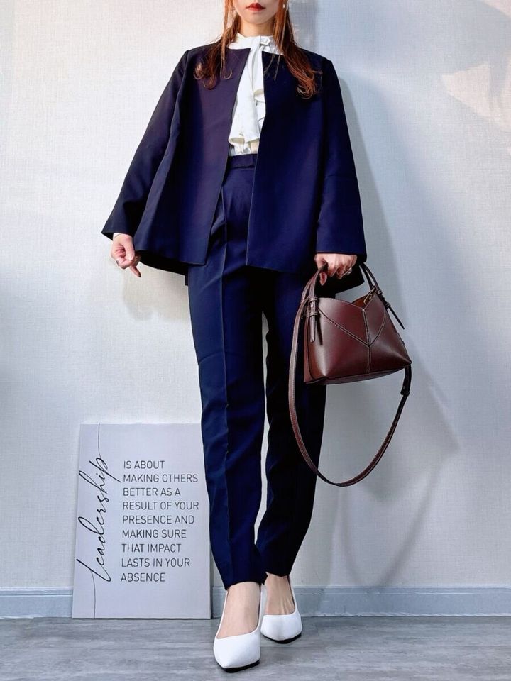 ZARA MINI SACA PESPUNTES セットアップスーツコーデ