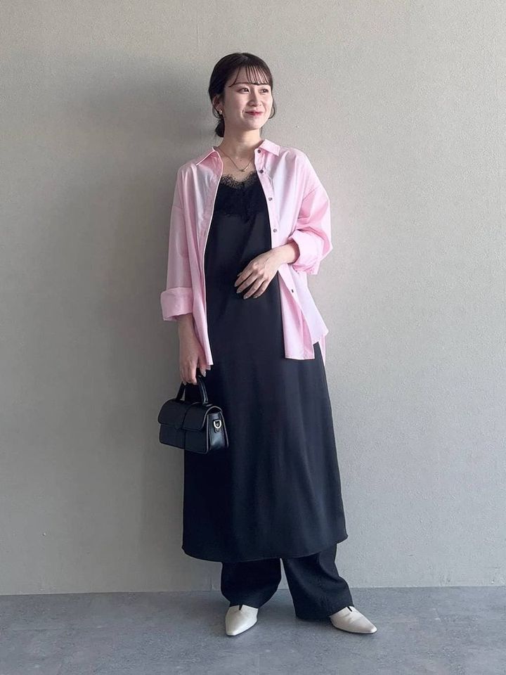 黒ワンピースコーデ5