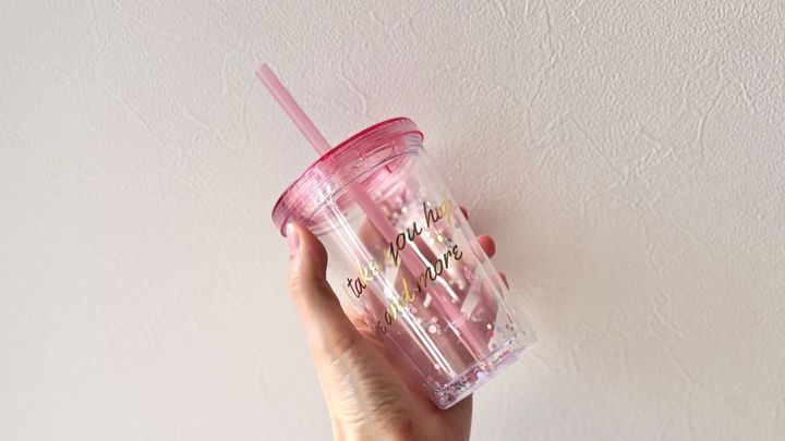 100均のタンブラーが想像以上で感動！ 蓋付きやストロー付きなど機能も十分