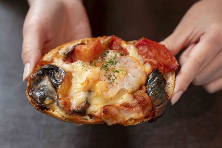 「海老とラタトゥイユのタルティーヌ」420円