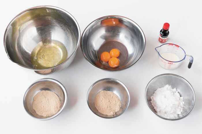 【オイルなし、グルテンなし】米粉のふわふわシフォンケーキの作り方。美味しくて体にやさしくて、太りにくいレシピです♪