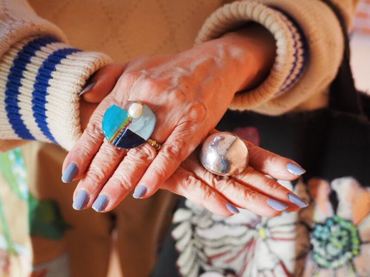 大ぶりのリング