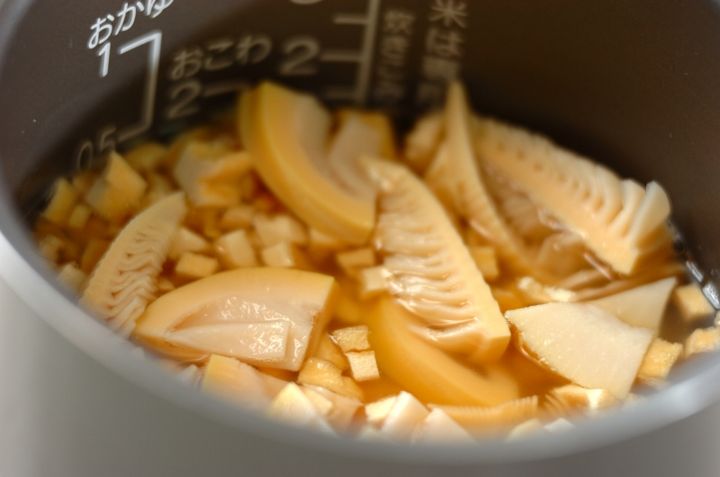 タケノコご飯の作り方1