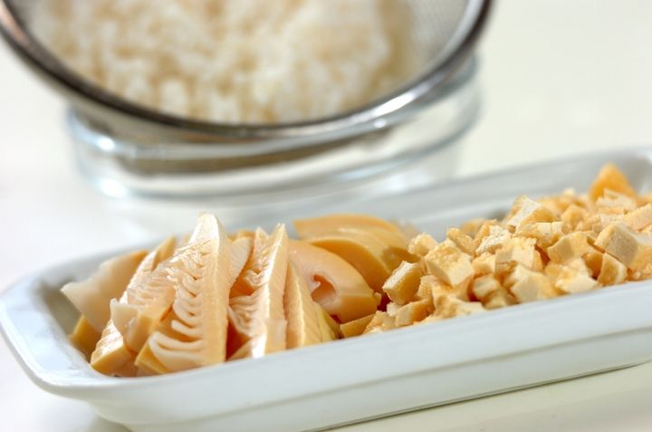 タケノコご飯の下準備1