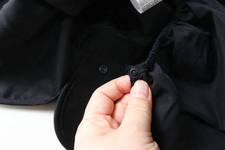 UVカットハット（冷感） マスク部分のゴム