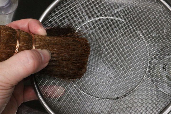 棕櫚たわし ザル洗い