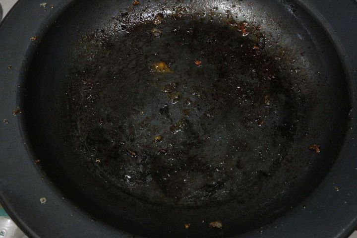 棕櫚たわし 使用前