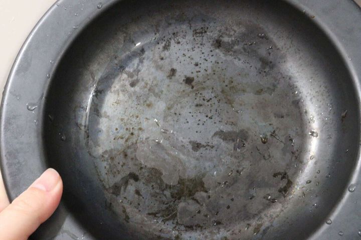 棕櫚たわし 使用後