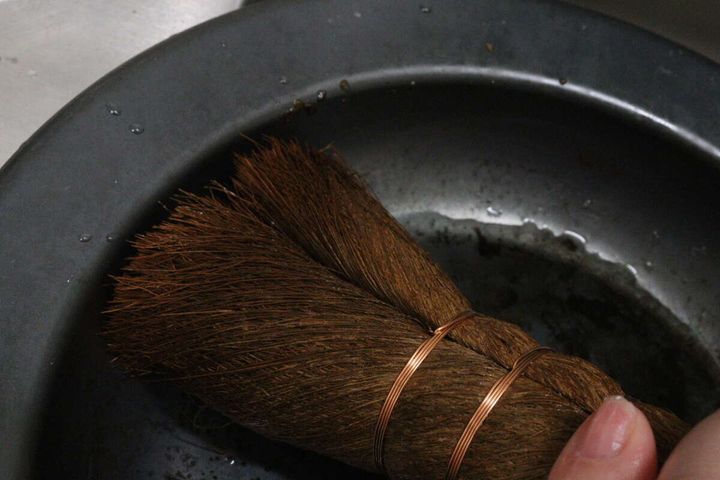 棕櫚たわし 食器洗い