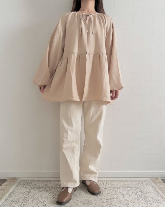 しまむら「ペプラムチュニック」