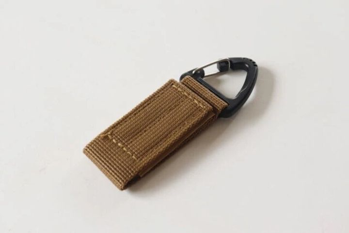 ダイソー カラビナストラップ（三角カン面ファスナー）