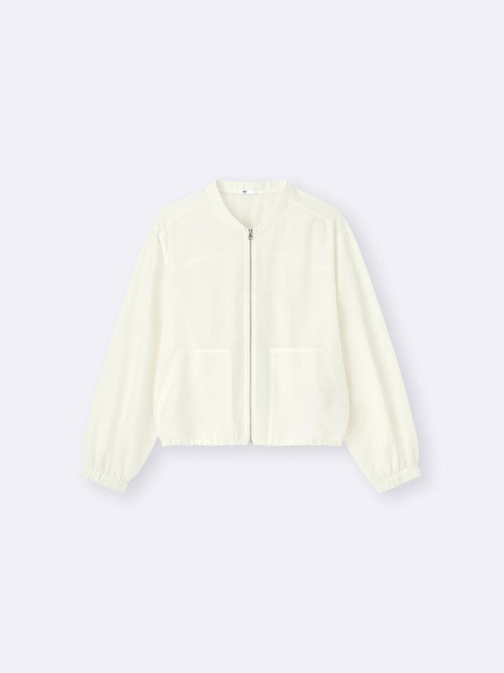 2026春gu大人女性おすすめアウターシアーブルゾン