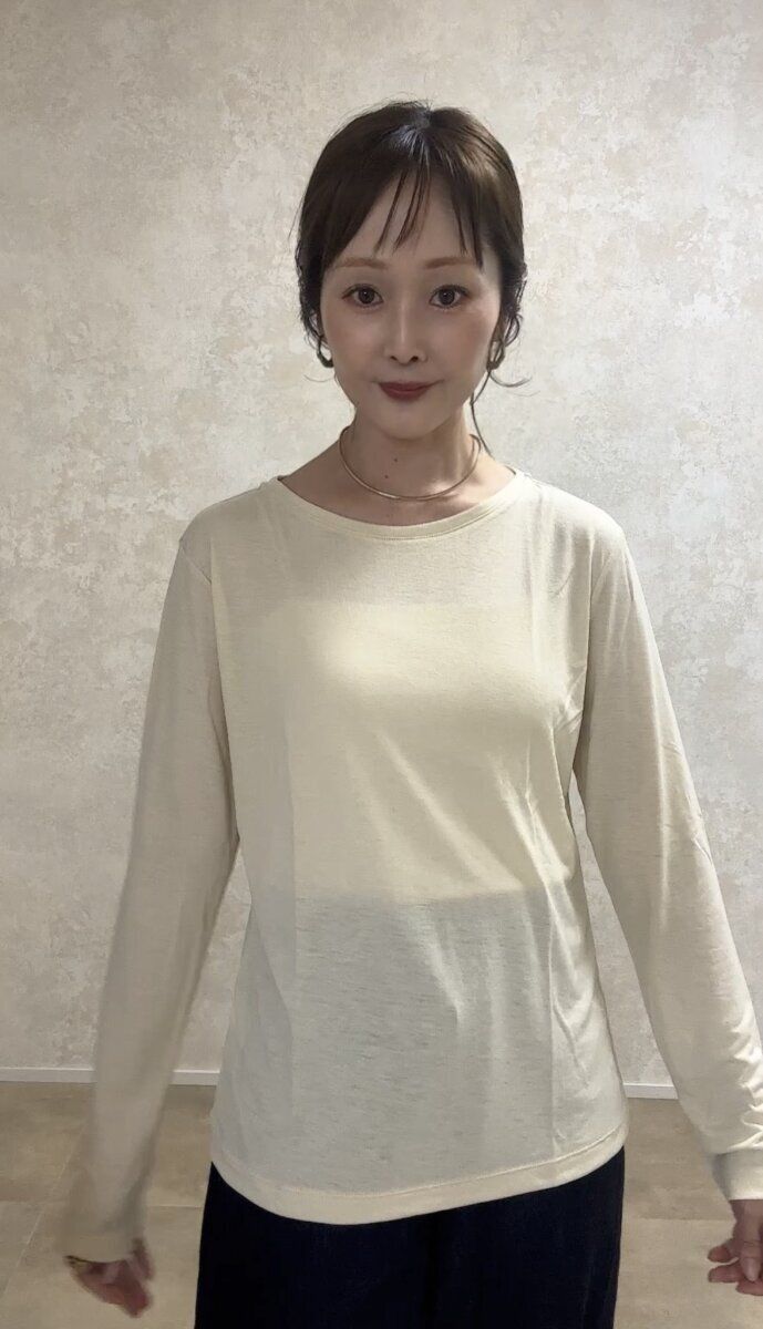 ユニクロシアーT Mサイズ着用丈感