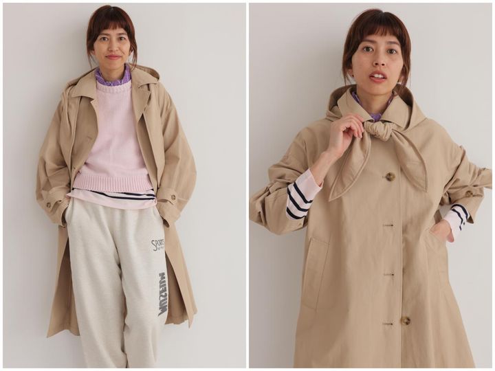 画像: 撥水ステンカラーコート ￥34,100（イエナ） baycrews.jp