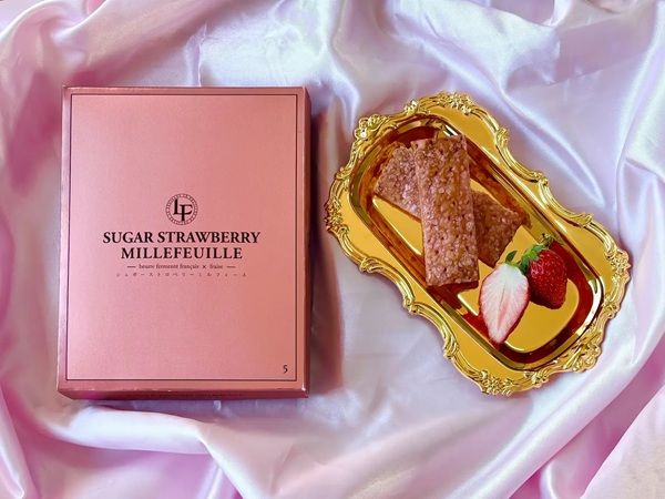 【東京都千代田区】LE FEUILLESの新商品「シュガーストロベリーミルフィーユ」がグランスタ東京に登場