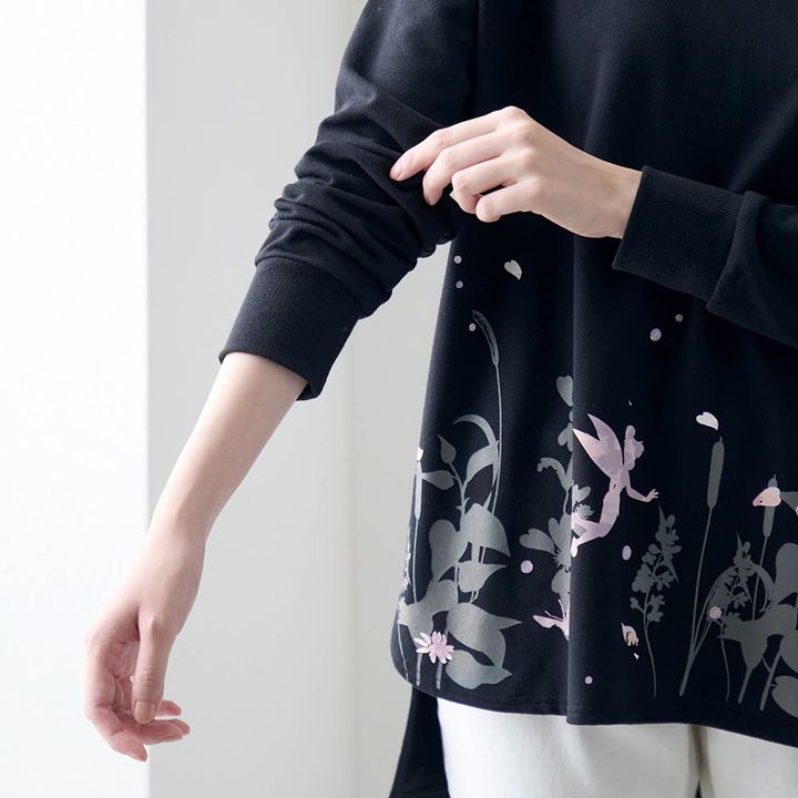 ミニ裏毛チュニック 袖