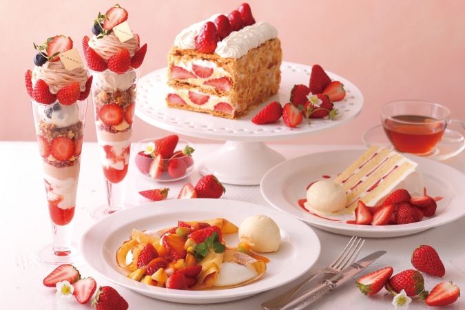 キハチ カフェ 春のストロベリーフェア 