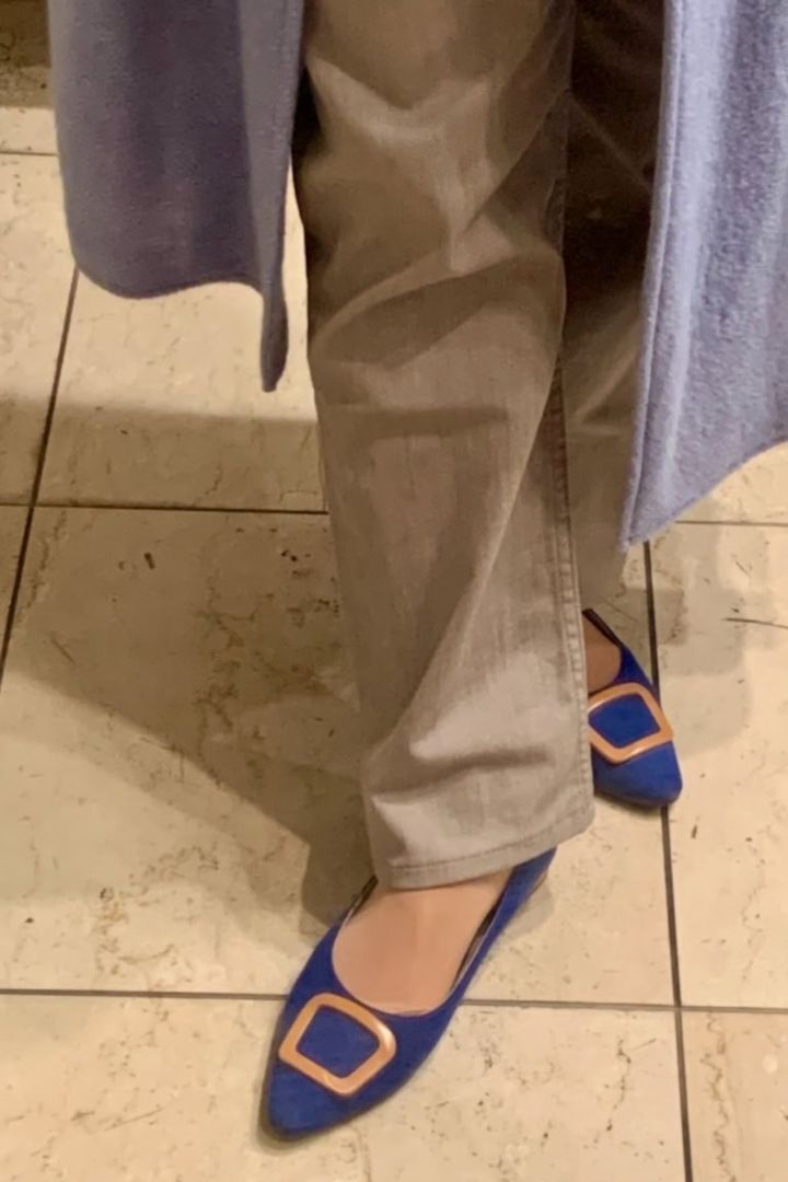 26年3月長谷川さんブログ_ブルーパンプス