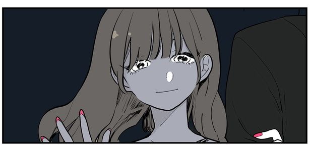 夜の街で微笑む彼女は… （C）理系女ちゃん／KADOKAWA