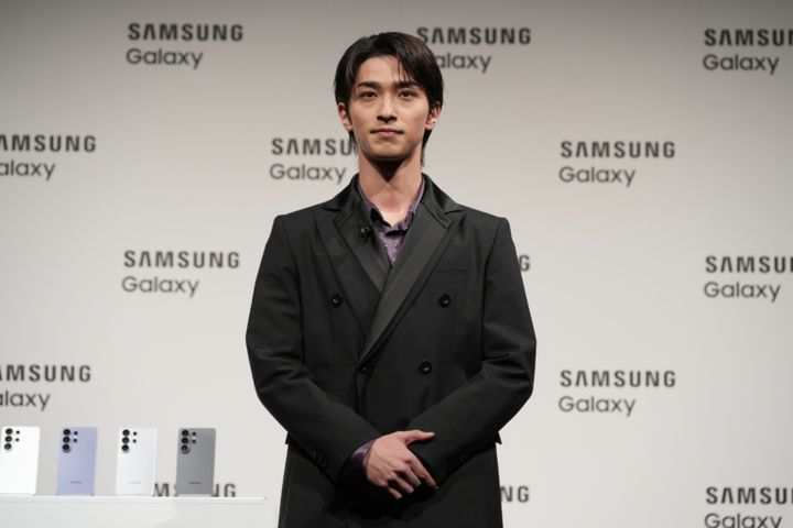 横浜流星さん ギャラクシー新CM発表会