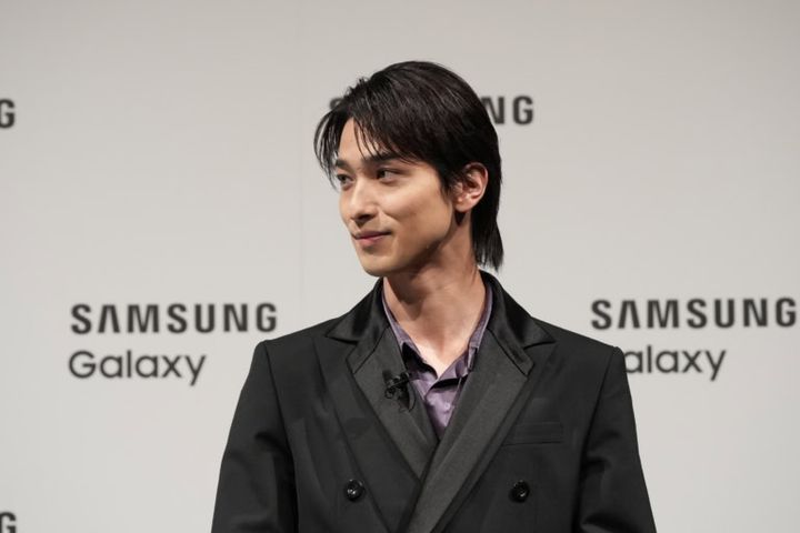 横浜流星さん ギャラクシー新CM発表会