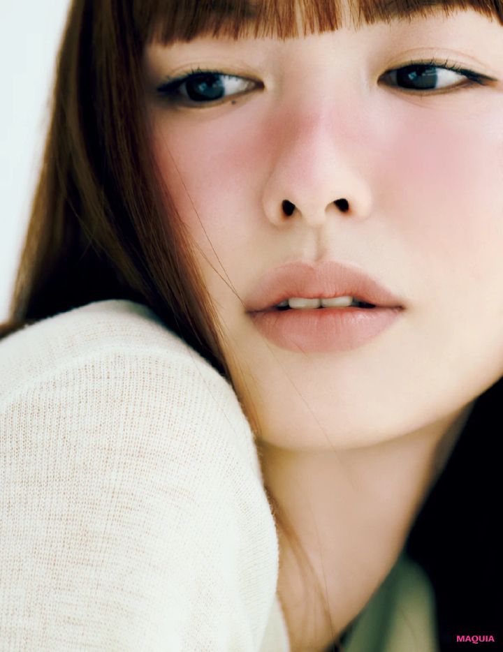 2026年春 鈴木えみさんおすすめのチーク 仕上がり