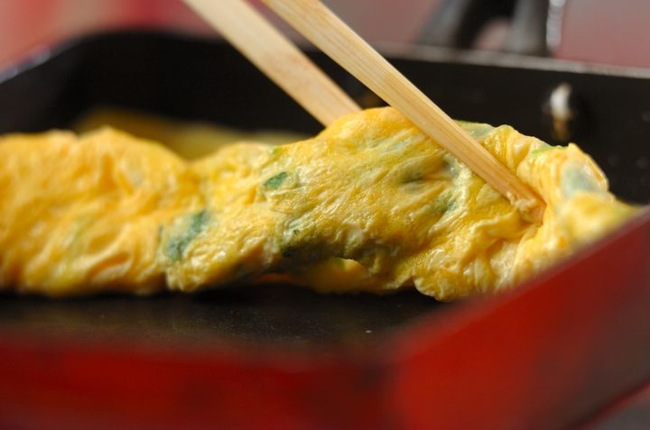 シラス入り卵焼きの作り方2