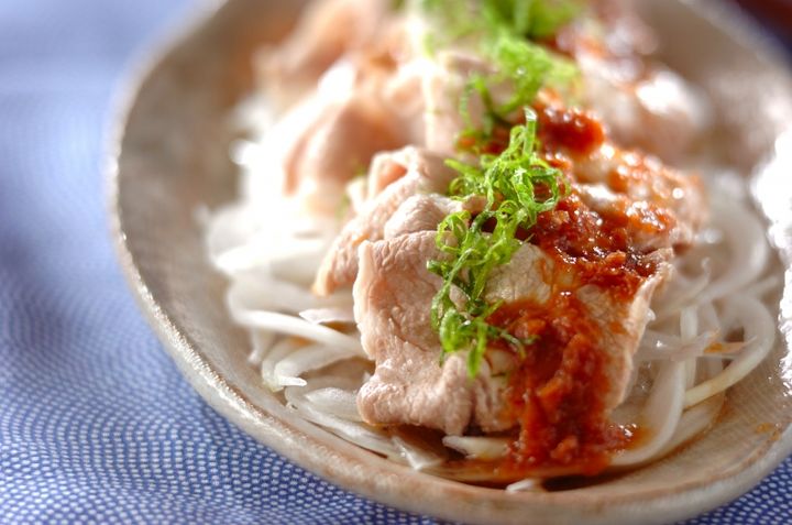 さっぱり！冷しゃぶ梅肉ソース