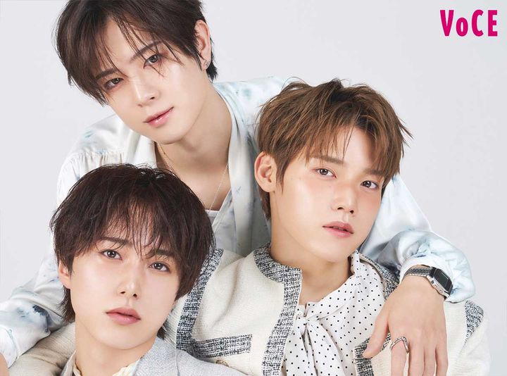 【VOCE5月号の舞台裏】INIの“美の精鋭” 尾崎匠海・木村柾哉・佐野雄大が『VOCE』5月号に初降臨！近づくほどに美が際立つ、接近撮カットが必見！