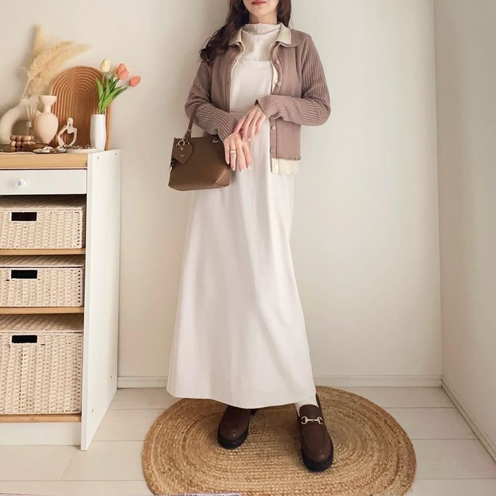 画像: 羽織りとしても使える万能アイテム