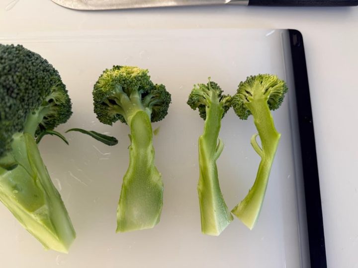 房の部分は手でさく