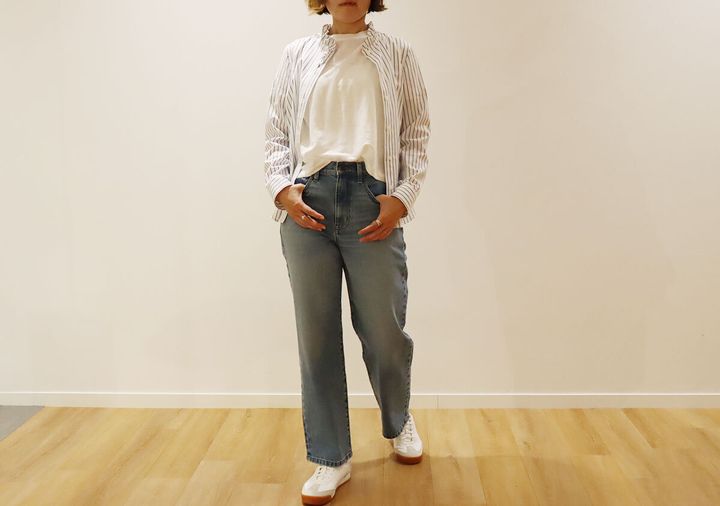 コントワー・デ・コトニエ ストレートジーンズ コーデ