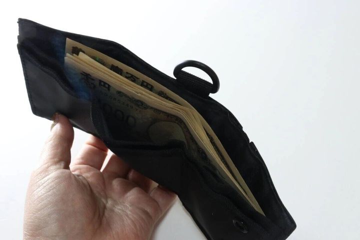 ダイソー 三つ折り財布 使用例