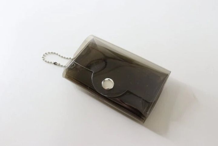 ダイソー PVCコインケース付3つ折財布