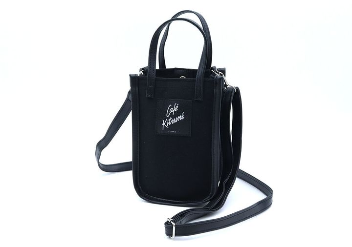 カフェキツネ看板マダムスマホショルダー